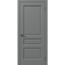 Дверь межкомнатная Дубрава Сибирь Симфония Софт ПИАНО серая, глухое полотно